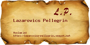 Lazarovics Pellegrin névjegykártya